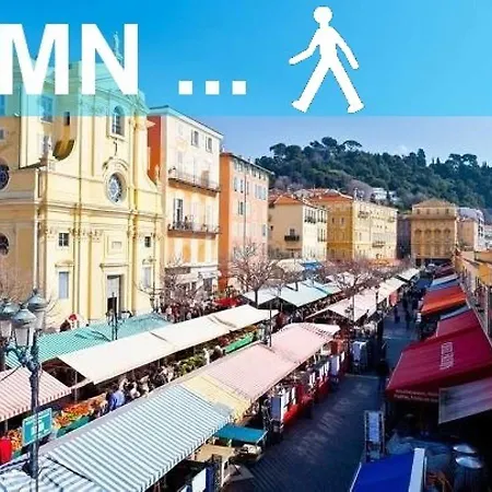 Le Rossetti 2 - F2 Lumineux, Ascenseur, Climatisation, Coeur Vieux-nice Daire Nice