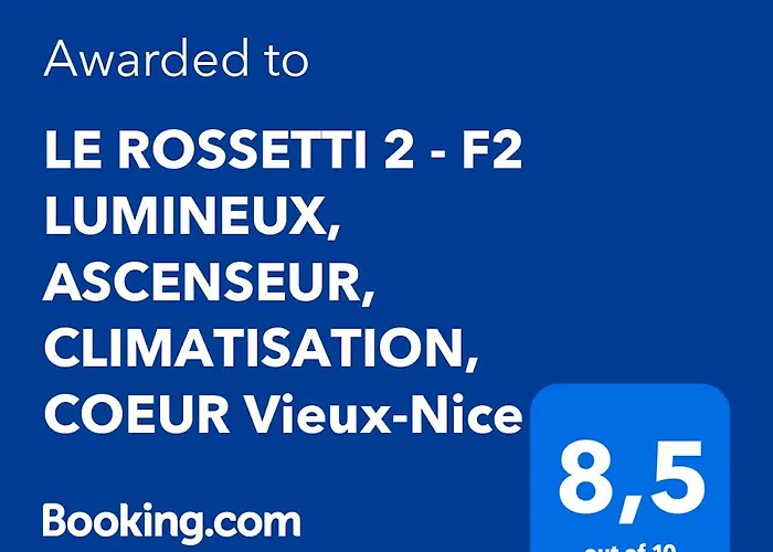 Le Rossetti 2 - F2 Lumineux, Ascenseur, Climatisation, Coeur Vieux-nice Apartment *